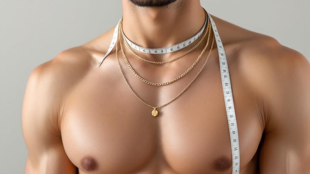 Your Guide to Mens Necklace Sizes