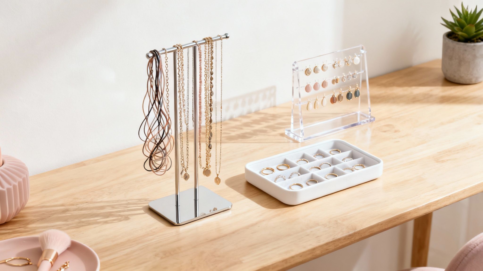 Ways to Organize Jewelry So It Stays Tangle-Free