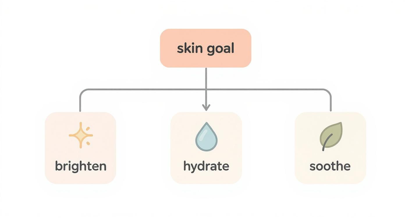 Infographic about best organic skincare products
