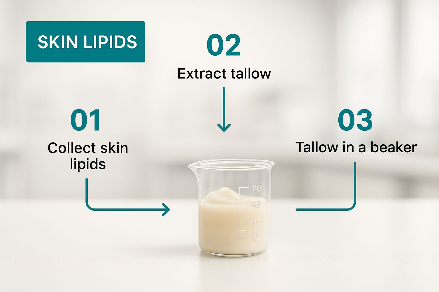 Infographic about what is beef tallow
