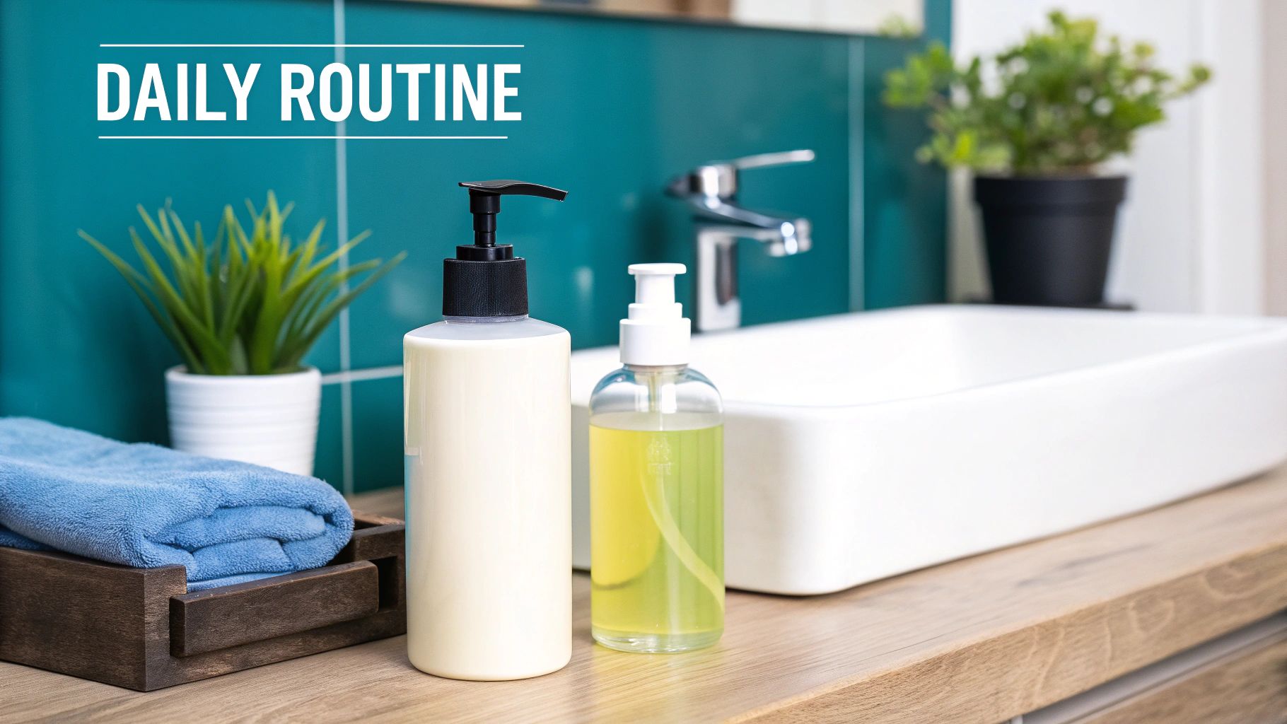 A person sleeping peacefully in a comfortable bed, with soft, natural light filtering into the room.