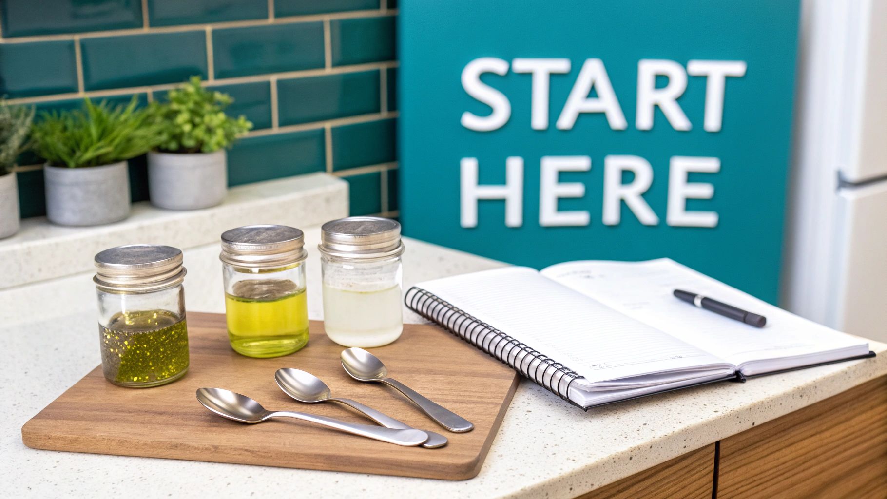 Woman applying homemade face cream in a sunlit bathroom