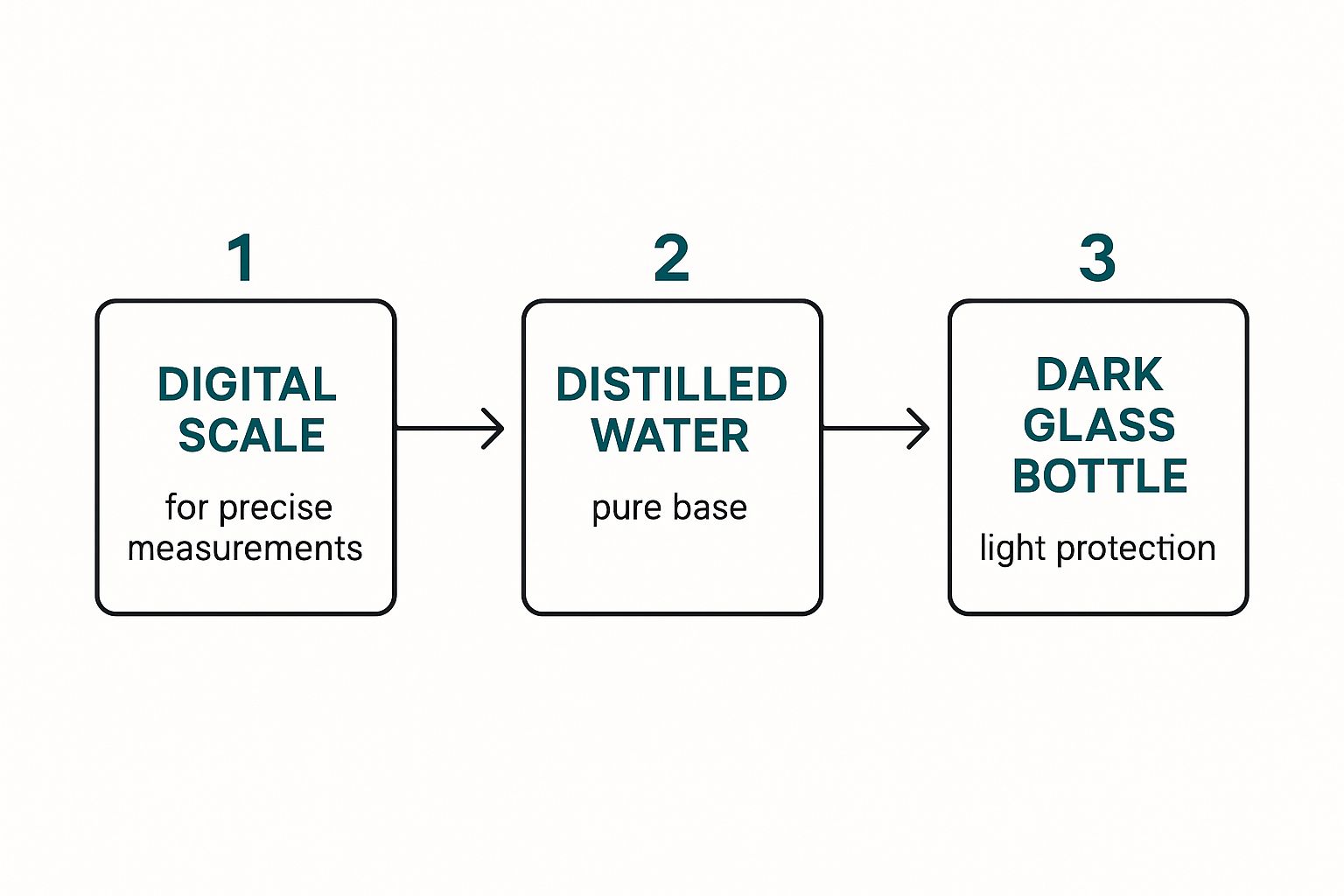Infographic about ascorbic acid powder for skin