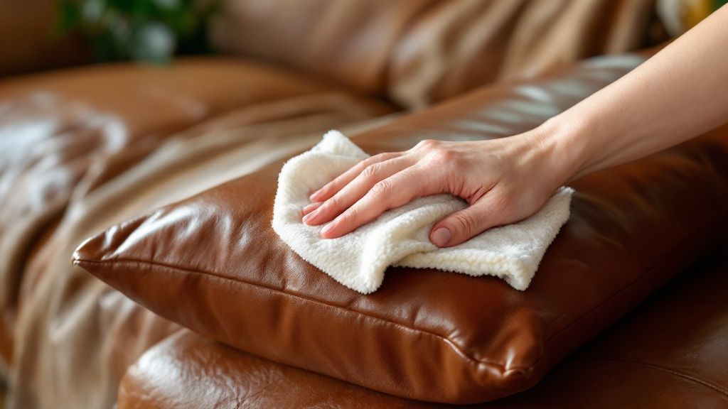 Leather Sofa Conditioning