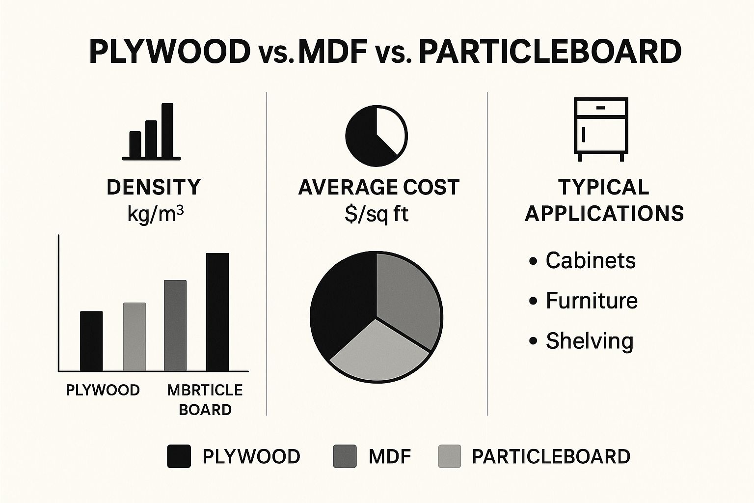 Infographic about what is engineered wood furniture