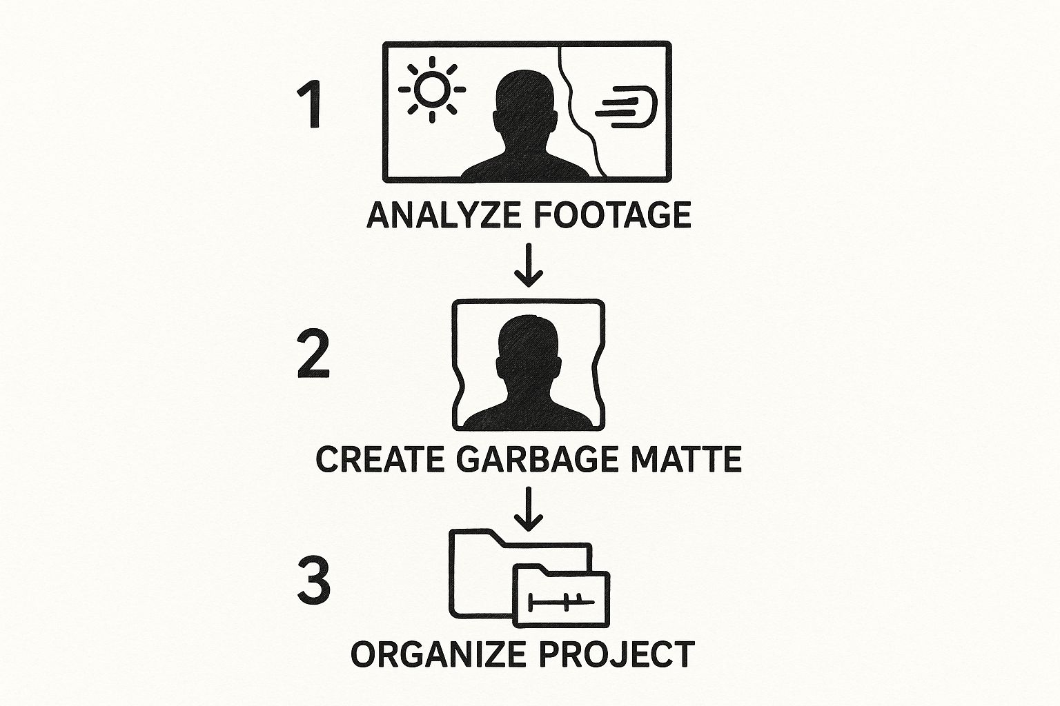 Infographic about after effects green screen