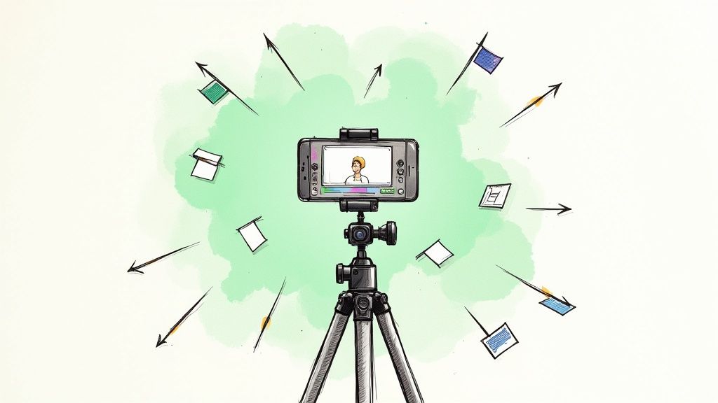 Image for blog post 'How to Film TikTok Videos That Go Viral' related to video%20creation. Explore how to remove video background.