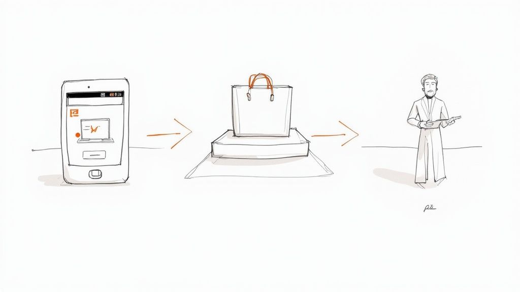 A content creator films herself in a studio, with the background being digitally removed and replaced with a dynamic city scene, showcasing the power of an AI video background remover.