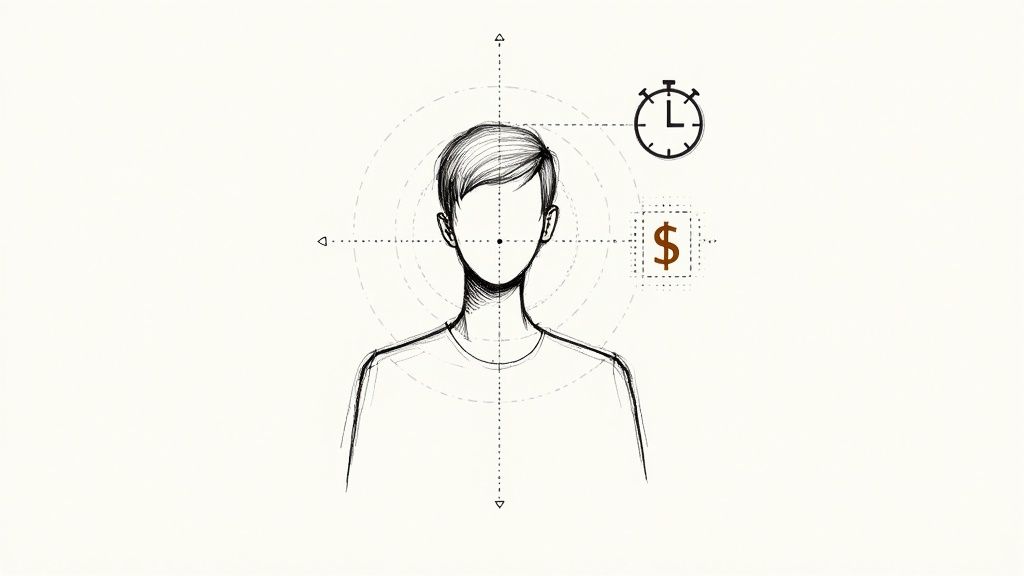 A person's video being edited with an AI background remover tool, showing the before and after effect.