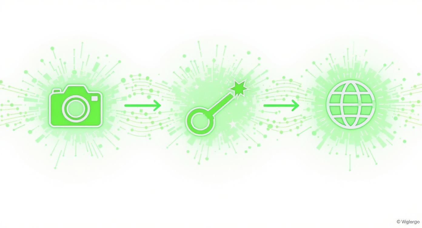 Infographic about video backgrounds green screen