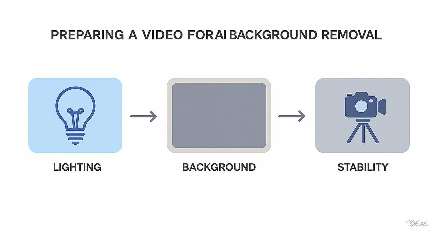 Infographic about remove background from video online