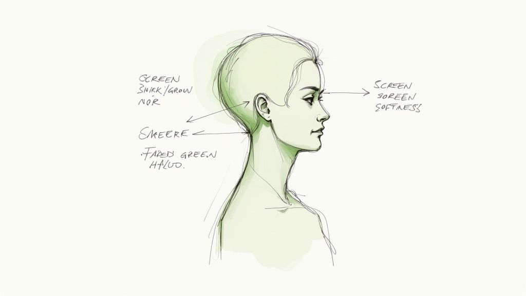 A split-screen comparison showing a keyed subject with harsh edges and green spill on one side, and a refined version with soft edges and corrected colors on the other.