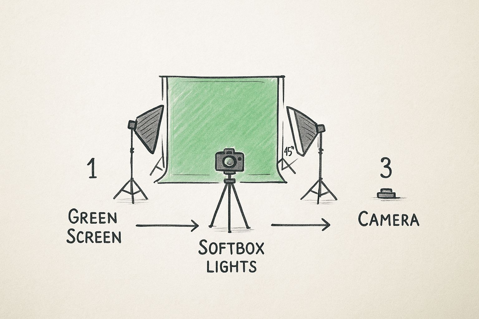 Infographic about how to use chroma key in premiere pro