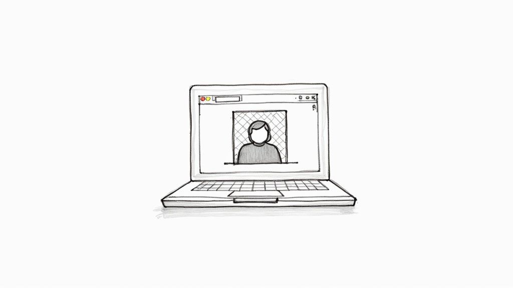 Screenshot of the VideoBGRemover upload interface