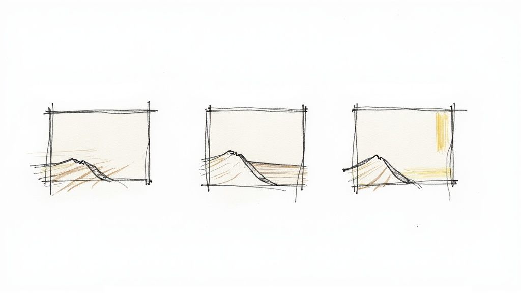 A person using a laptop with a creative, colorful video background, showcasing the possibilities of a video background changer online free.