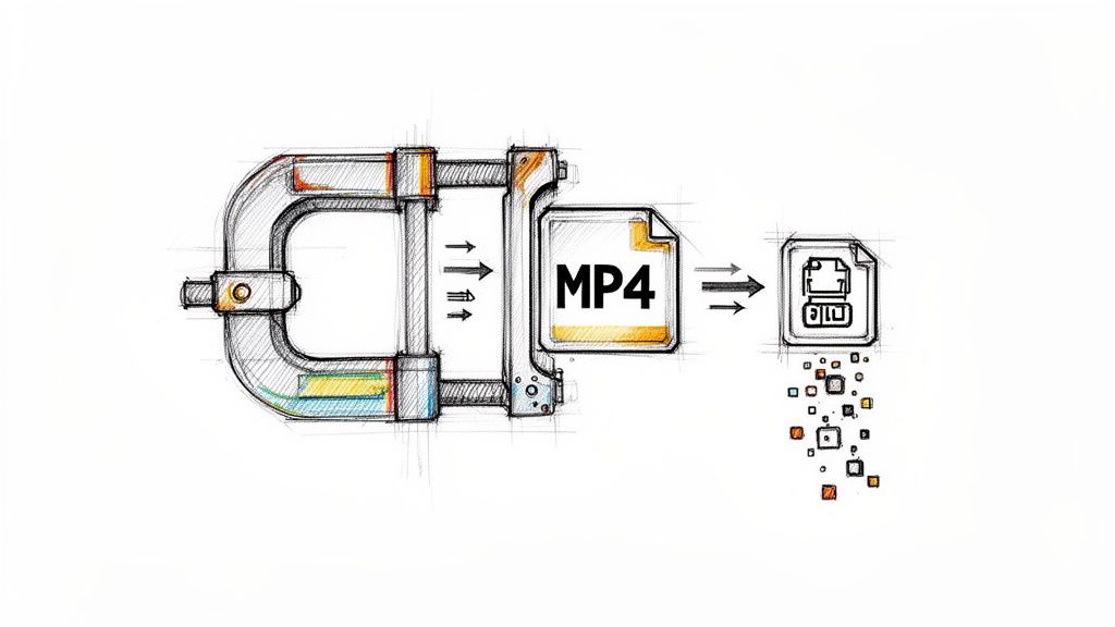 Image for blog post 'A Creator's Guide to Using an MP4 File Compressor' related to MP4%20file%20compressor. Explore how to remove video background.