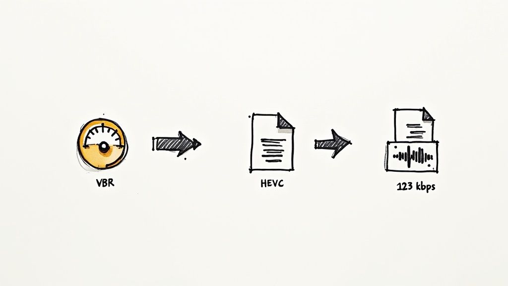 A professional video editing timeline showing detailed adjustments to audio and video tracks.