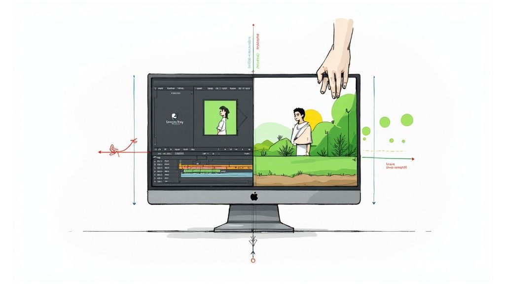 Image for blog post 'How to Use Chroma Key in Premiere Pro: Step-by-Step Guide' related to green%20screen%20premiere%20pro. Explore how to remove video background.