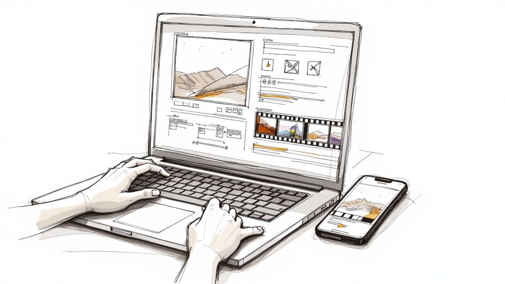 Image for blog post 'Video Editing for Beginners: Easy Tips to Start Today' related to beginner%20video%20editor. Explore how to remove video background.