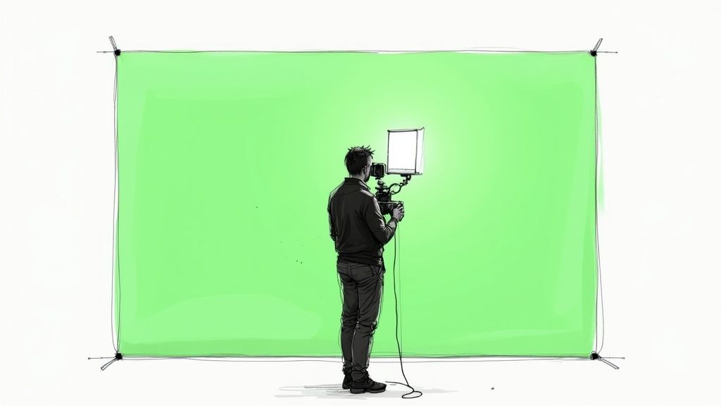 Blog post image for 'Mastering After Effects Green Screen'. Tips to remove background from video.
