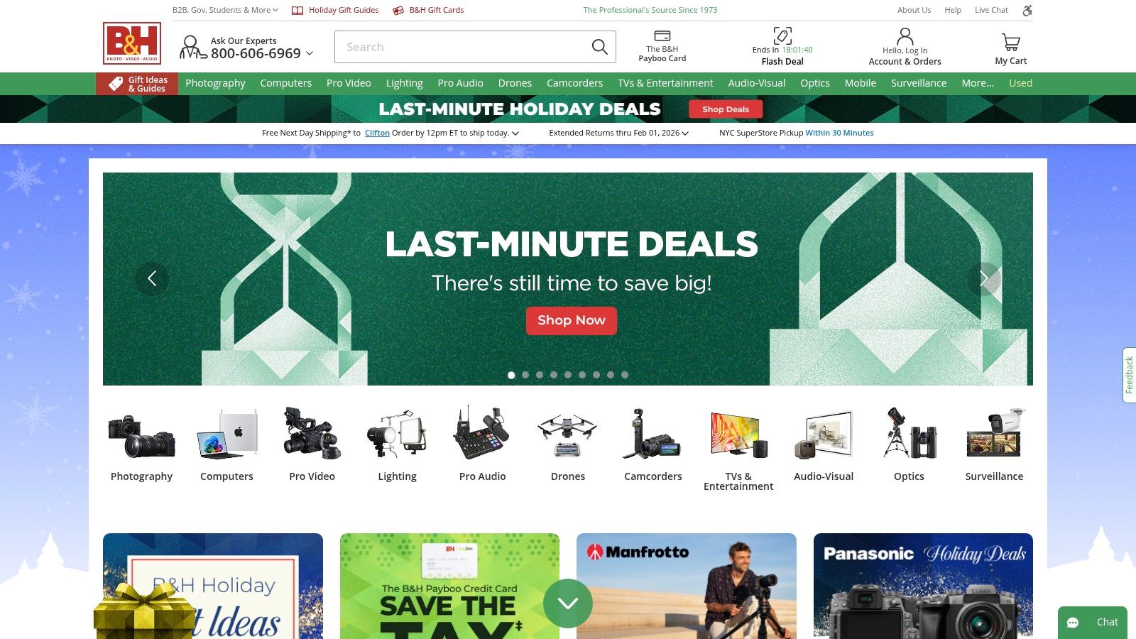 B&H Photo Video (software selection)