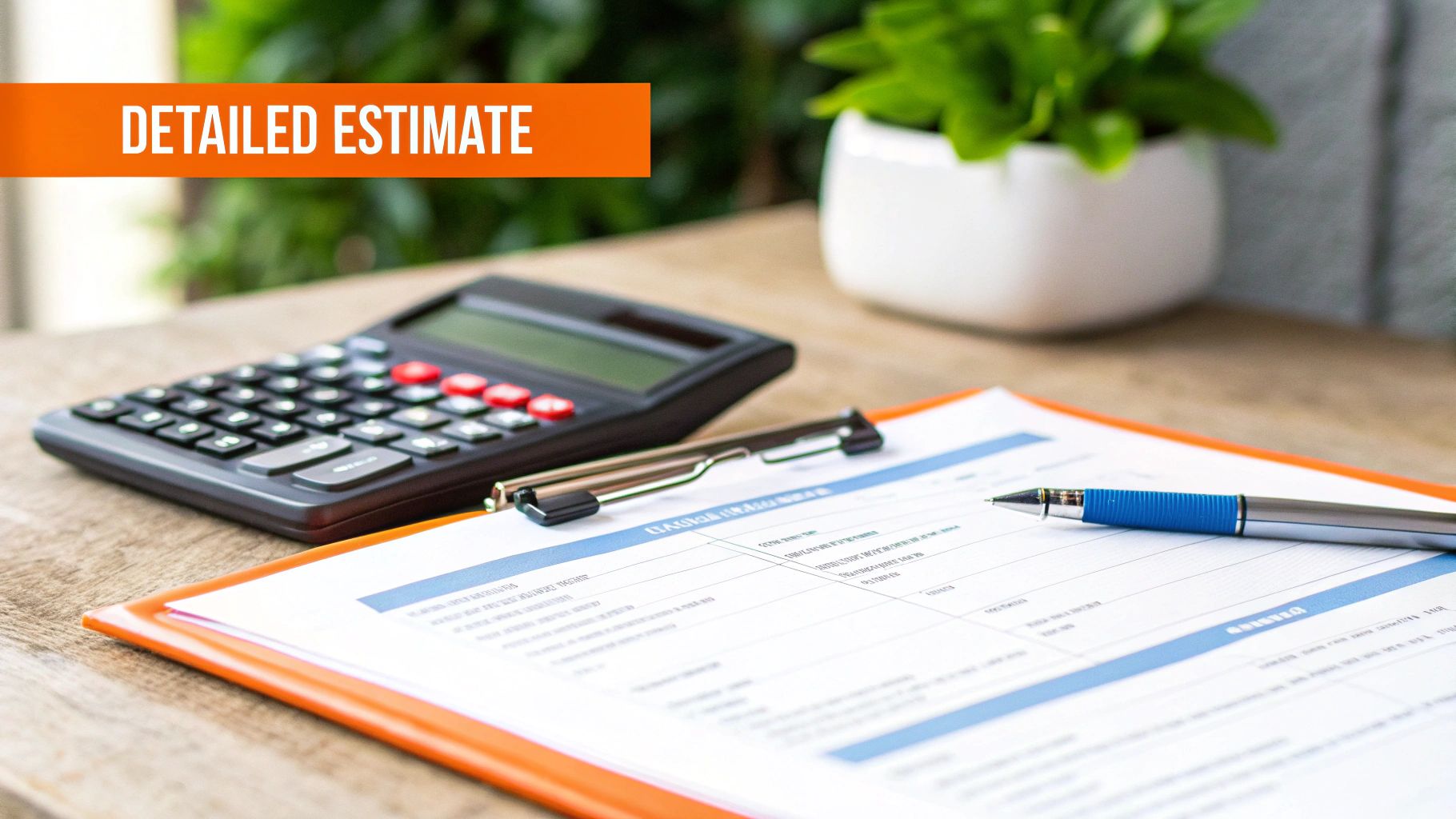 Can you provide a detailed written estimate and breakdown of costs?