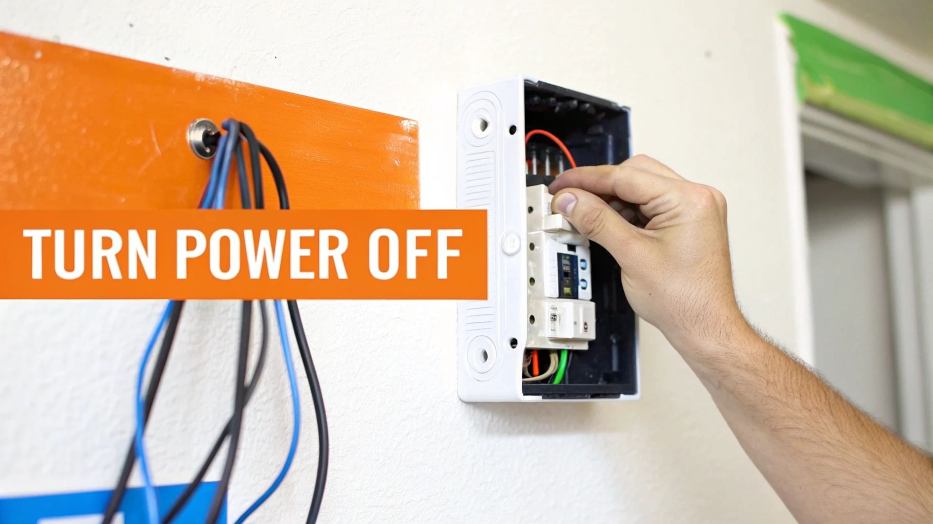 Ceiling fan wiring