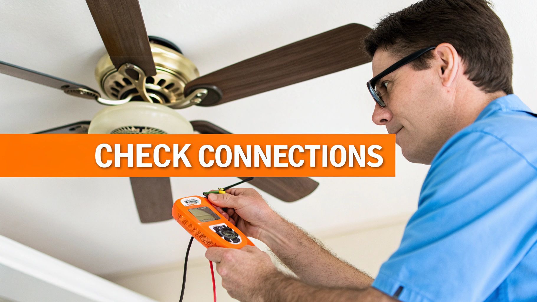 Troubleshooting ceiling fan wiring