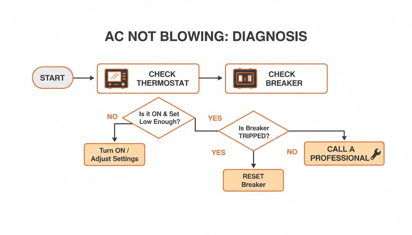 Ac Problem Chart Fix Ac Not Blowing: Quick Tips To Restore Your AC