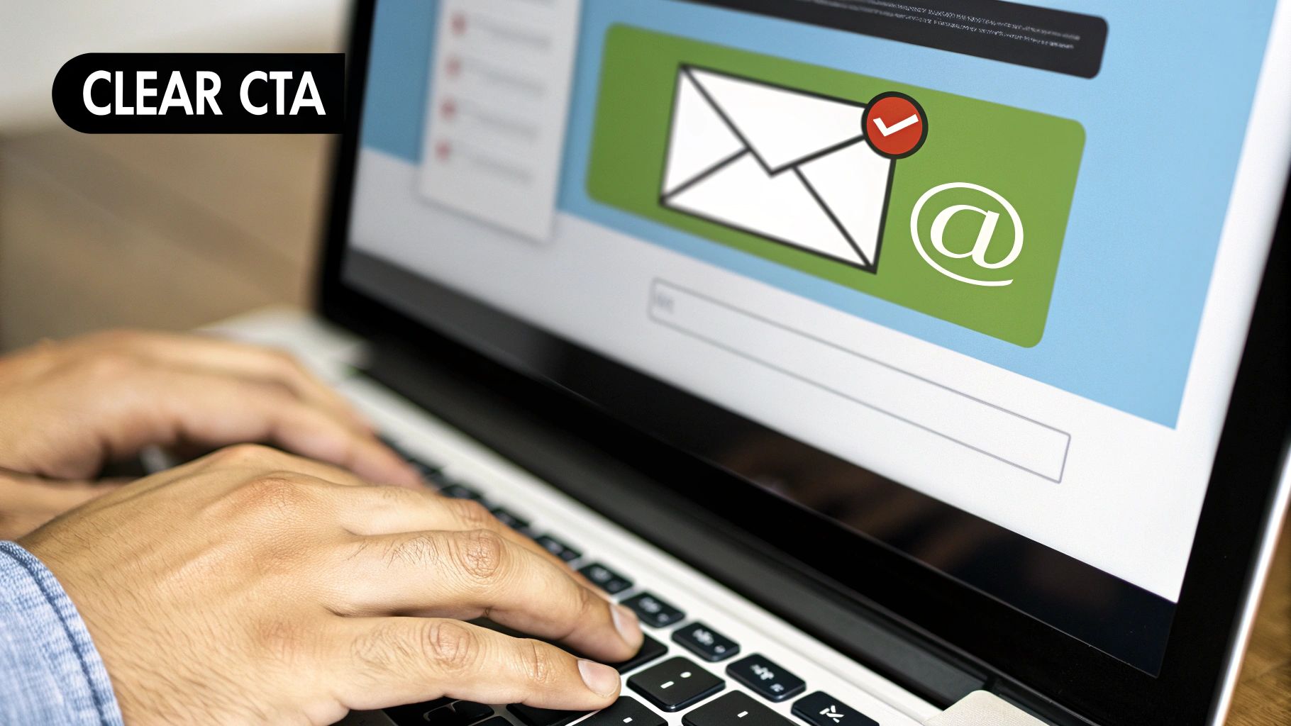 An email with a prominent orange "Schedule Your Free Consultation" button, demonstrating a clear CTA design.