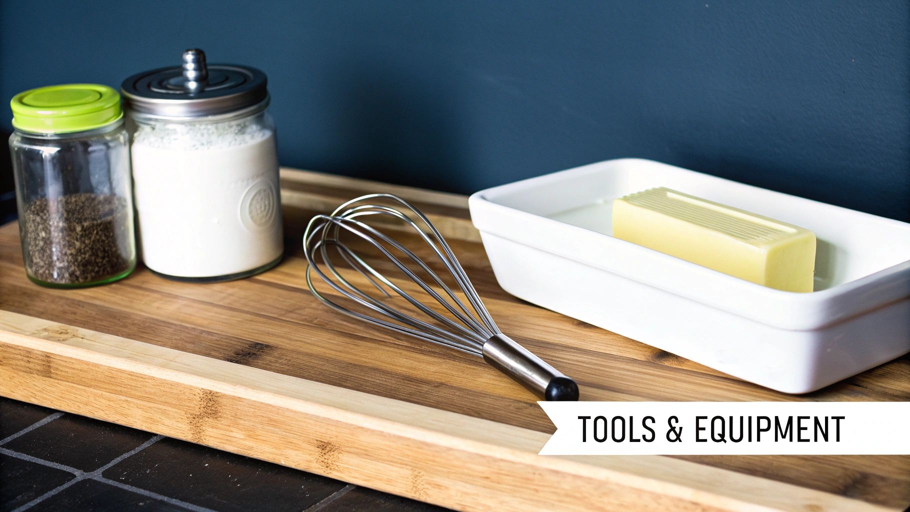 A glass jar of milk showing the cream separated at the top, placed on a wooden kitchen counter. A glass jar of milk showing the cream separated at the top, placed on a wooden kitchen counter.