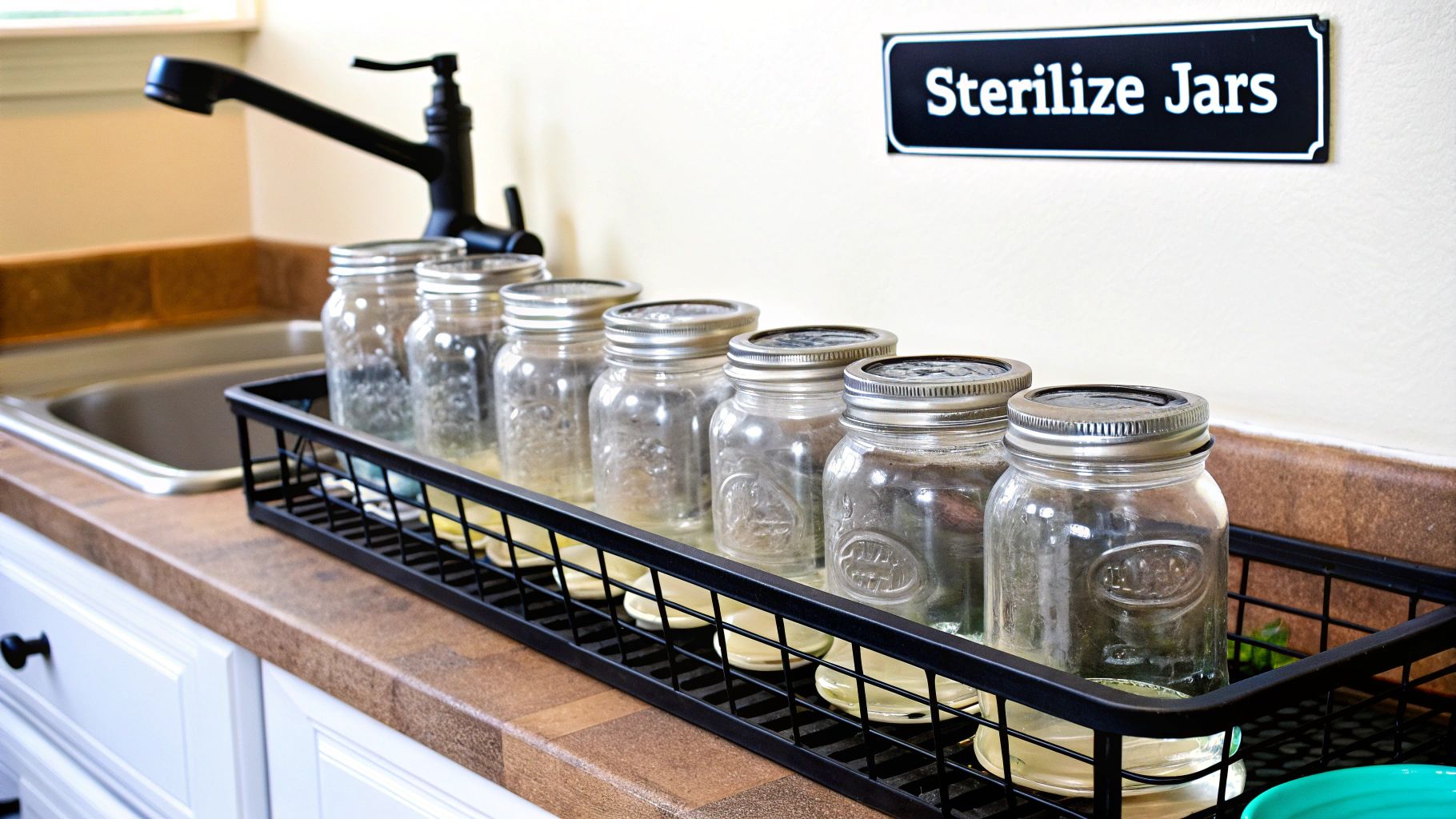 A close-up shot of a spoon scooping dill pickle relish from a glass jar. A close-up shot of a spoon scooping dill pickle relish from a glass jar.