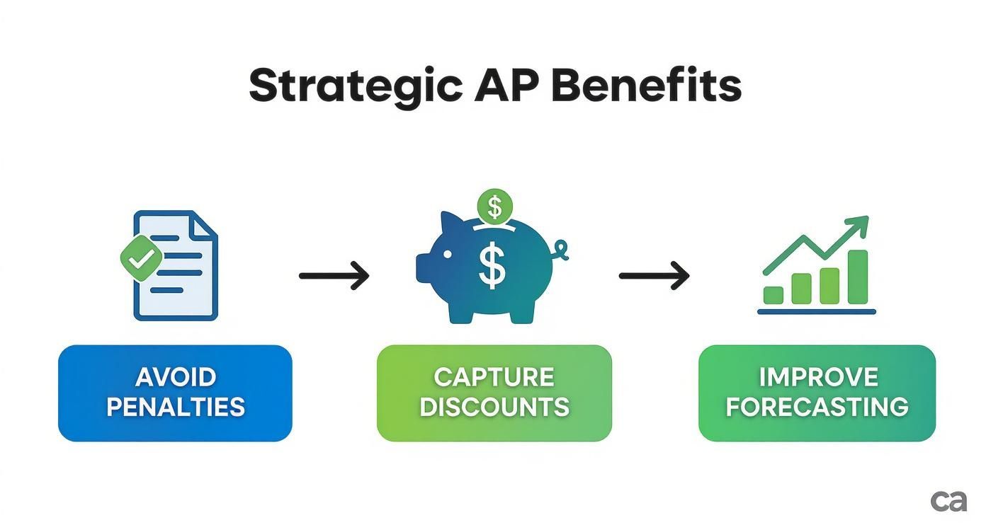 Infographic about accounts payable definition