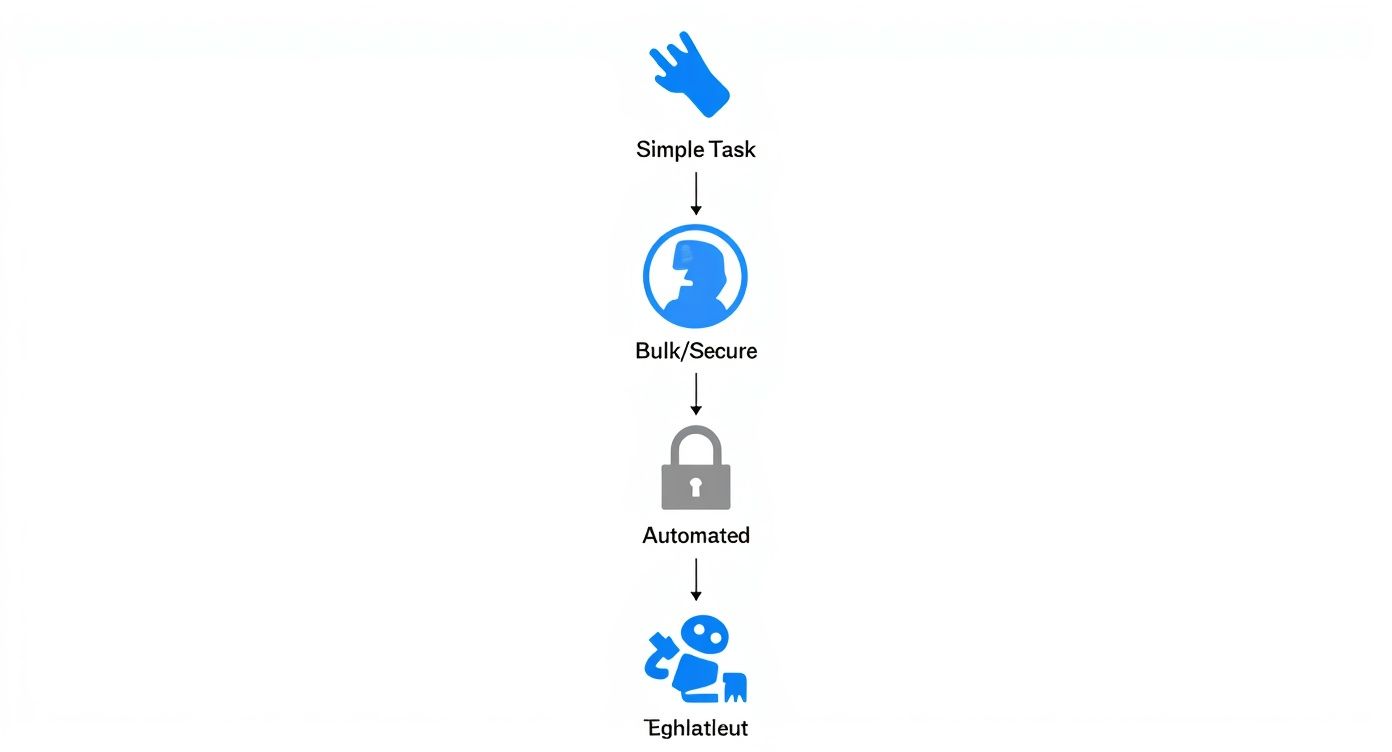 Infographic about pdf file extract pages