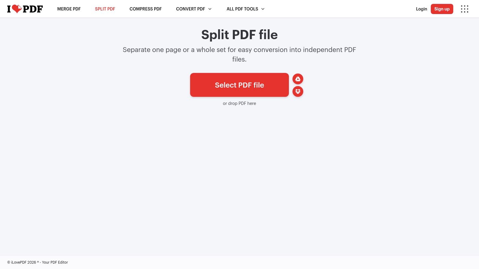 iLovePDF: The Versatile and Security-Conscious Tool