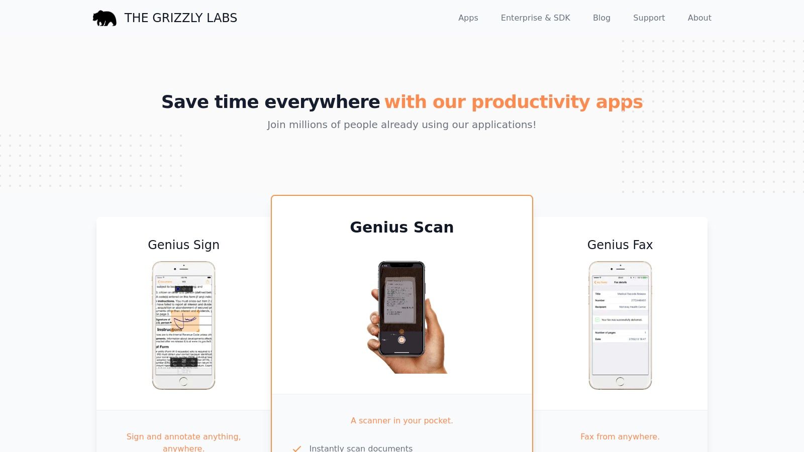 Genius Scan (The Grizzly Labs)