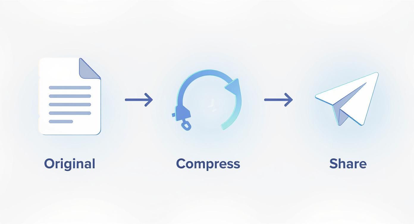 Infographic about how to create pdf on mac