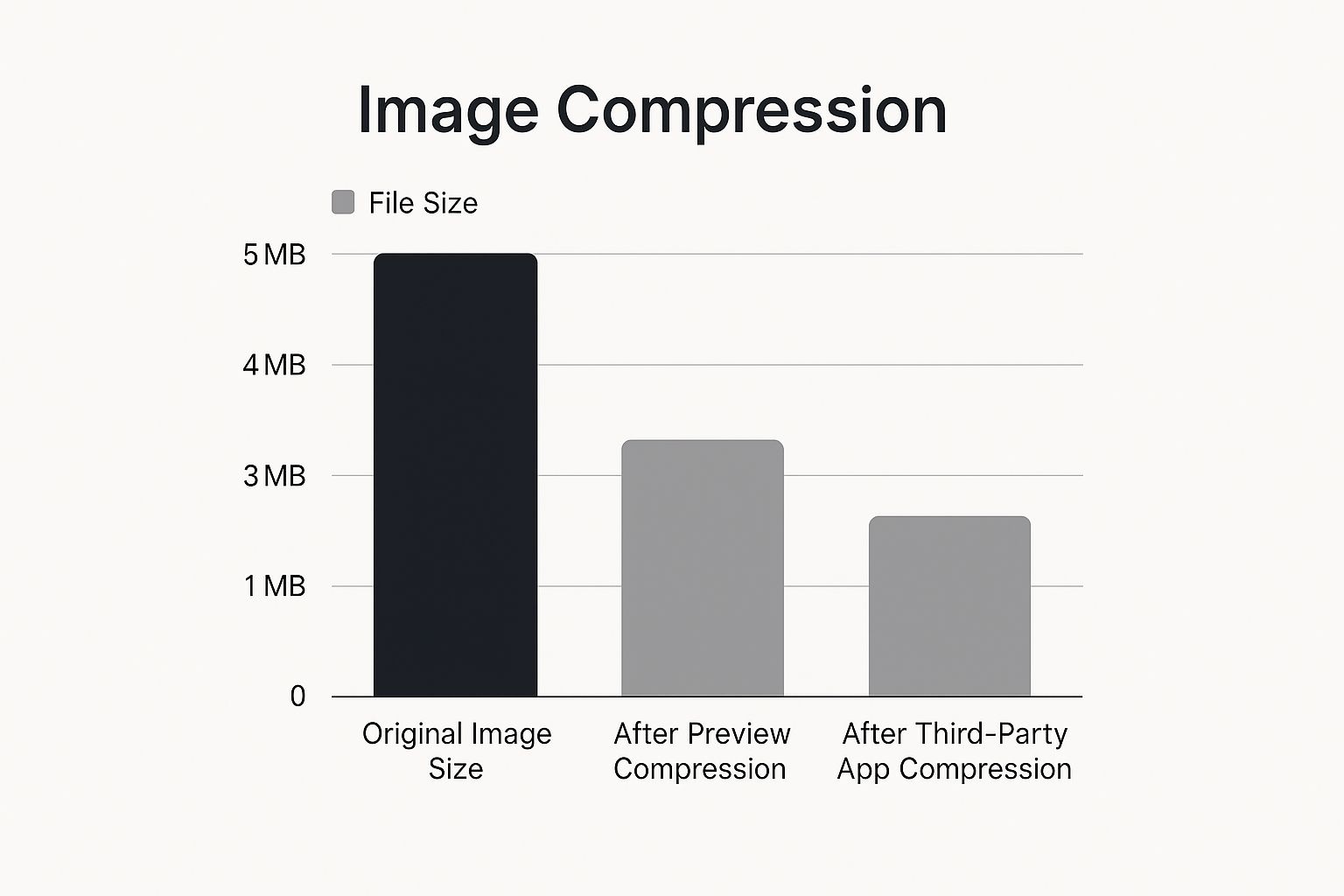 Infographic about reduce image size mac