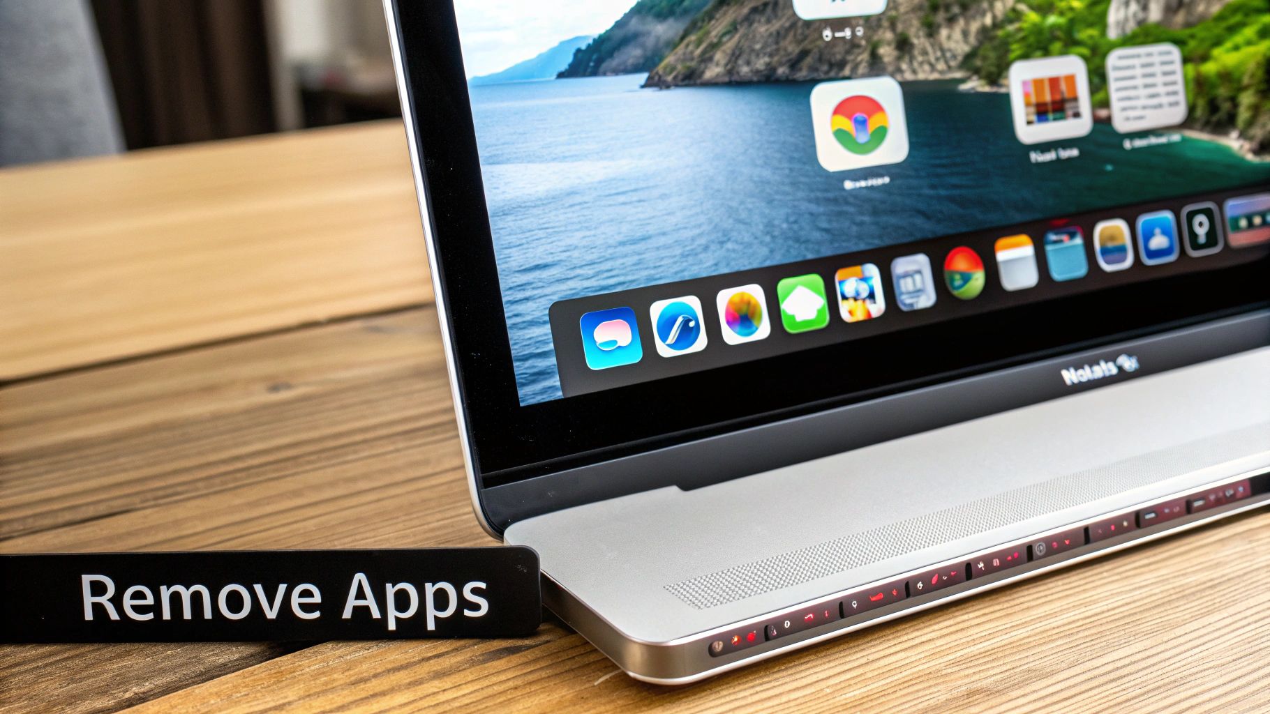 A neatly organized desktop with folders and files arranged methodically.