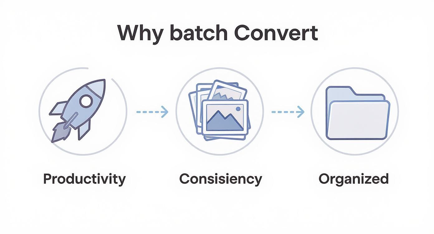 Infographic about batch convert images