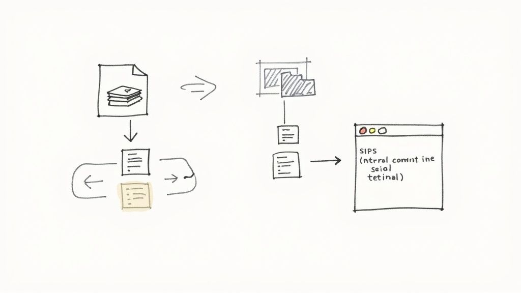 Group of images being converted on a Mac screen.