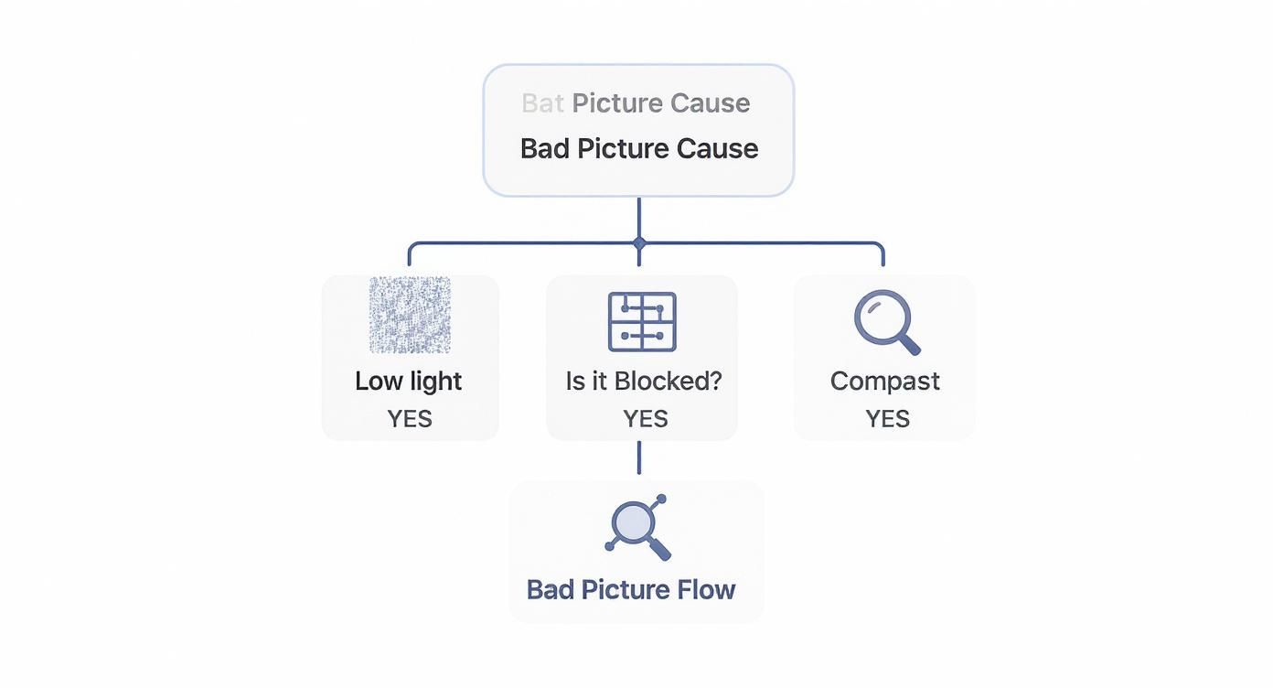 Infographic about bad quality picture