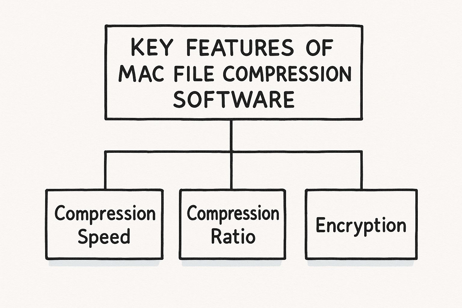 Infographic about mac file compression software