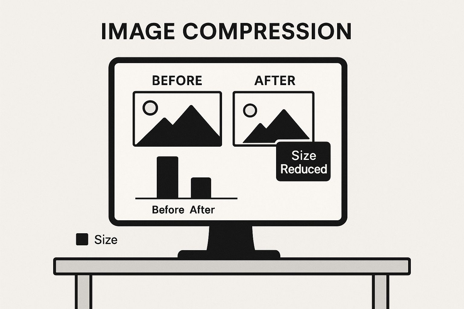 Infographic about Reduce file size without losing transparency