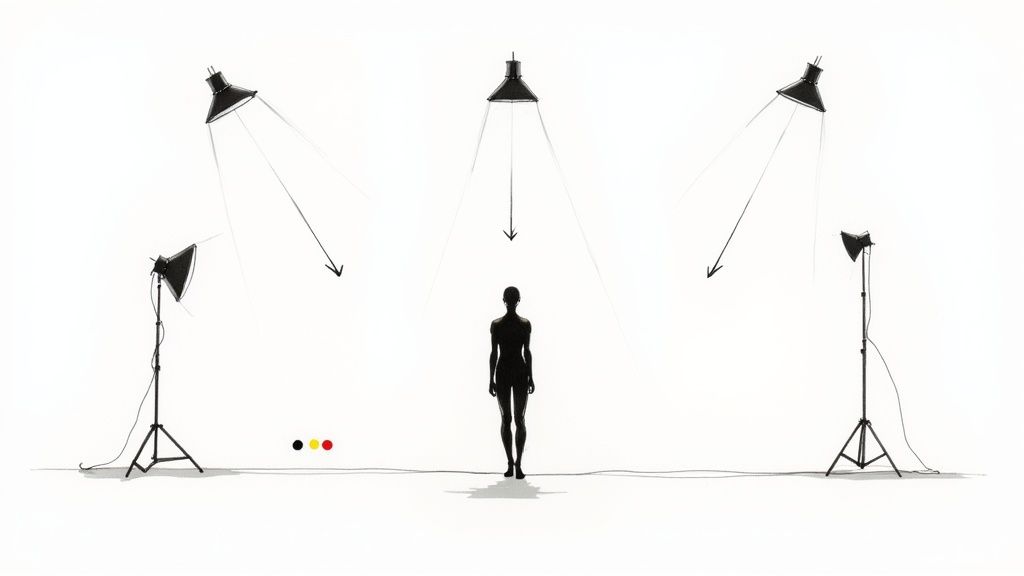 Three-Point Lighting Setup