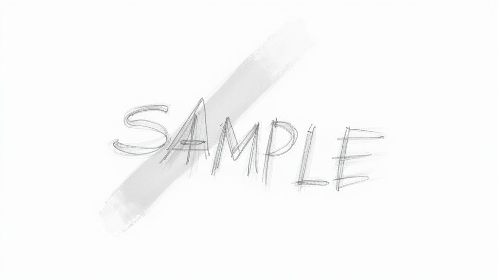 A screenshot showing the user interface of a PDF editor with the watermark settings open, displaying options for text, image, opacity, and placement.