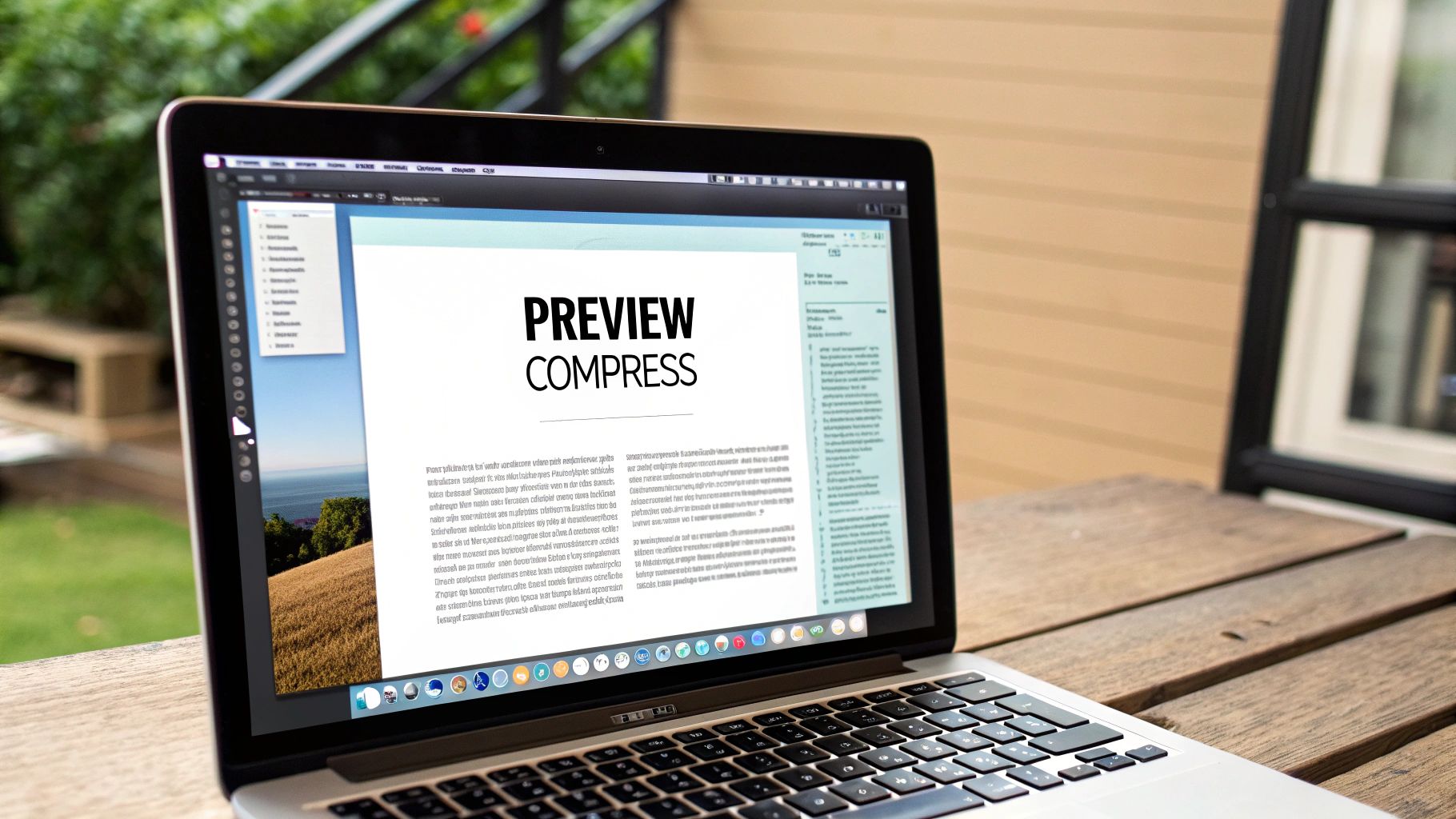 Preview app on Mac