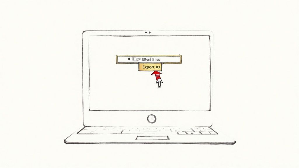 A laptop screen showing the QuickTime Player interface on macOS.