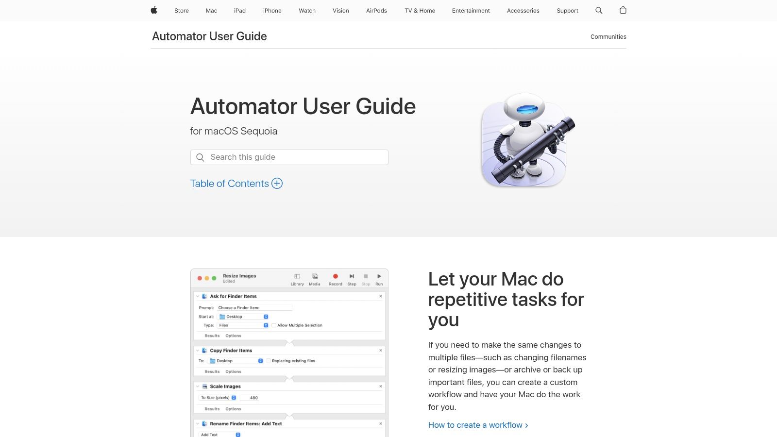 Automator (built into macOS)