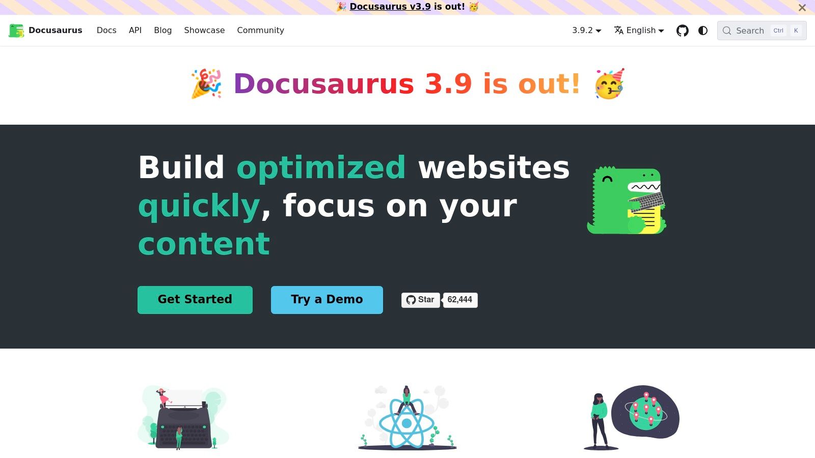 7. Docusaurus: The Modern Open-Source Documentation Workhorse